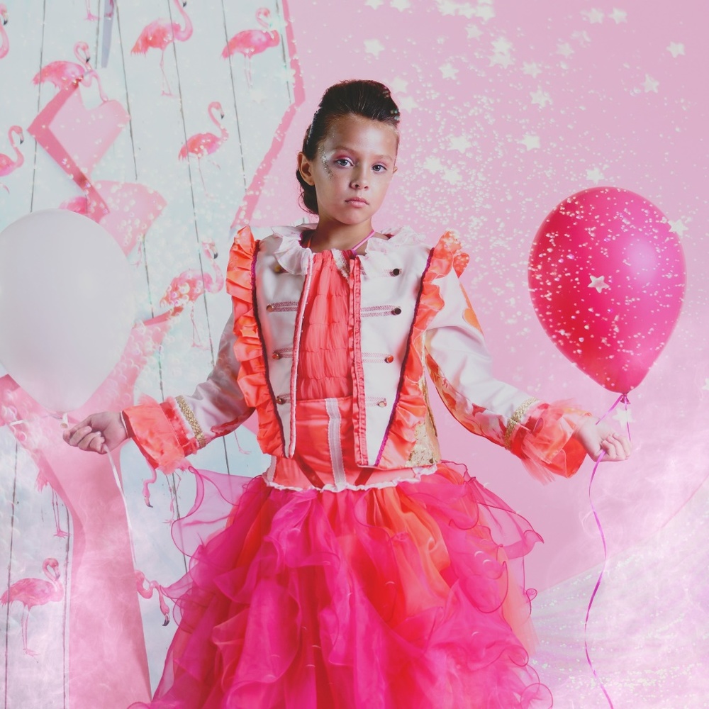 Pink Flamingo Military Jacket
